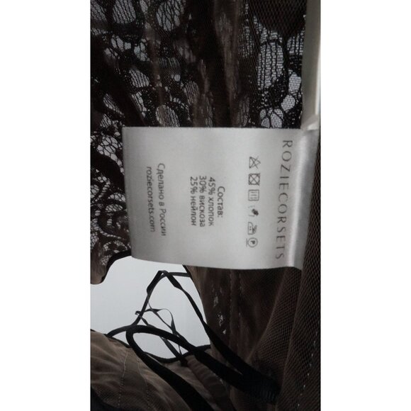 Rozie Corsets Black Lace Spaghetti Strap - Picture 6 of 7